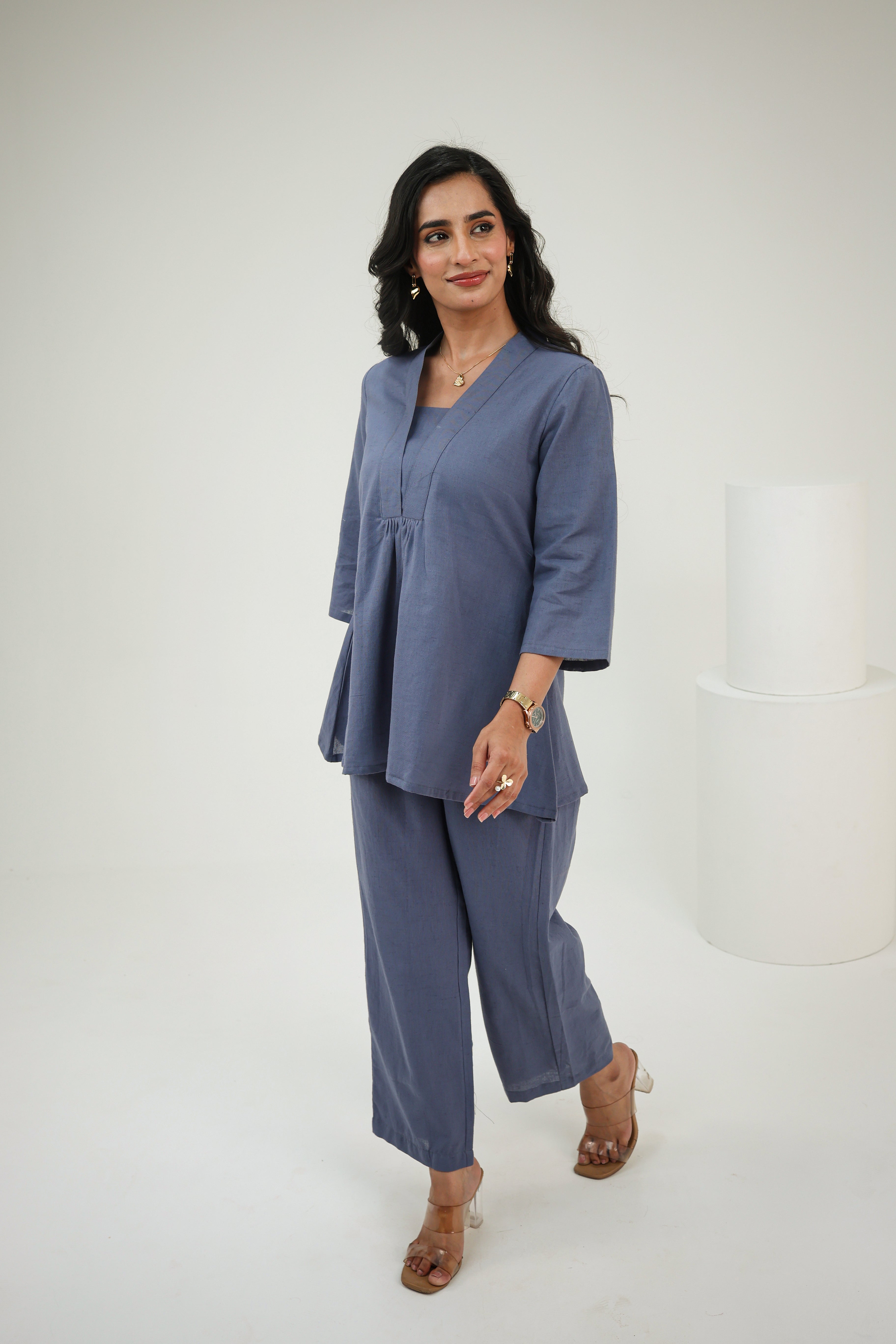 Eira Blue Co-ord Set