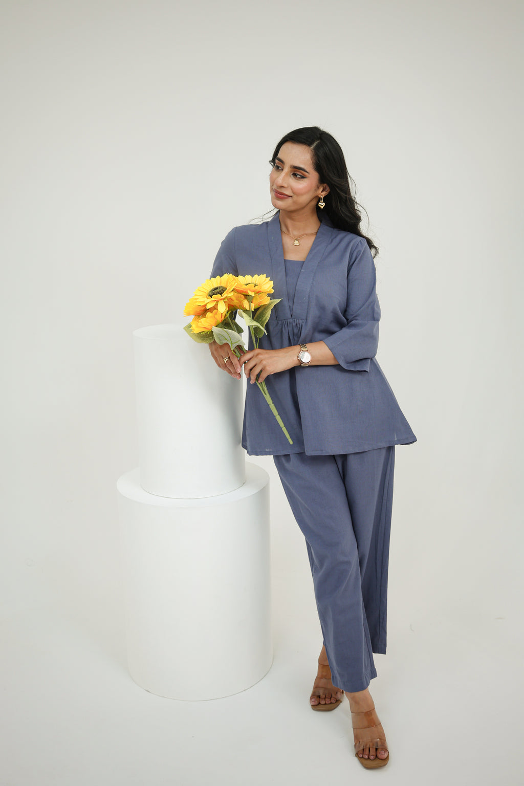 Eira Blue Co-ord Set