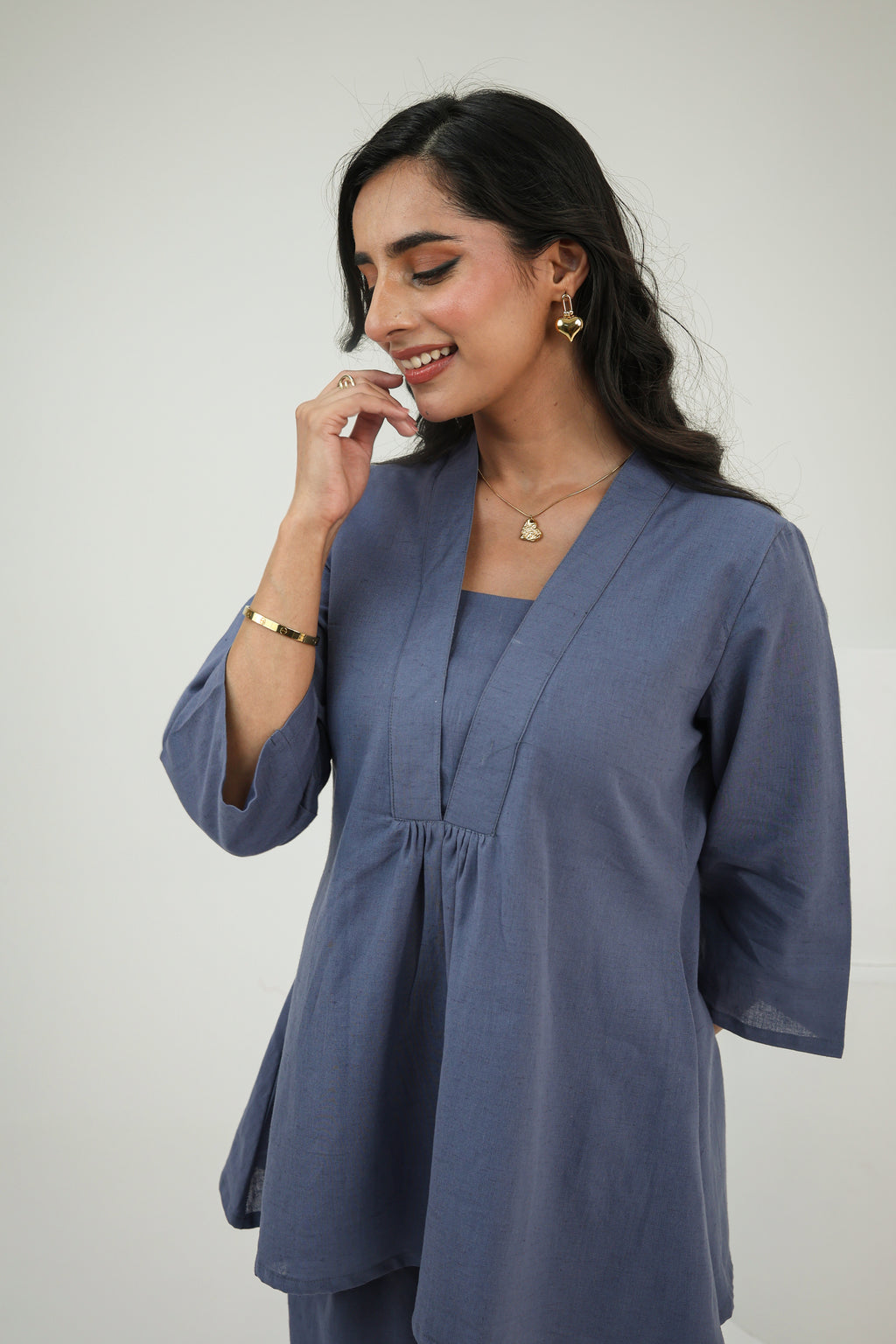 Eira Blue Co-ord Set