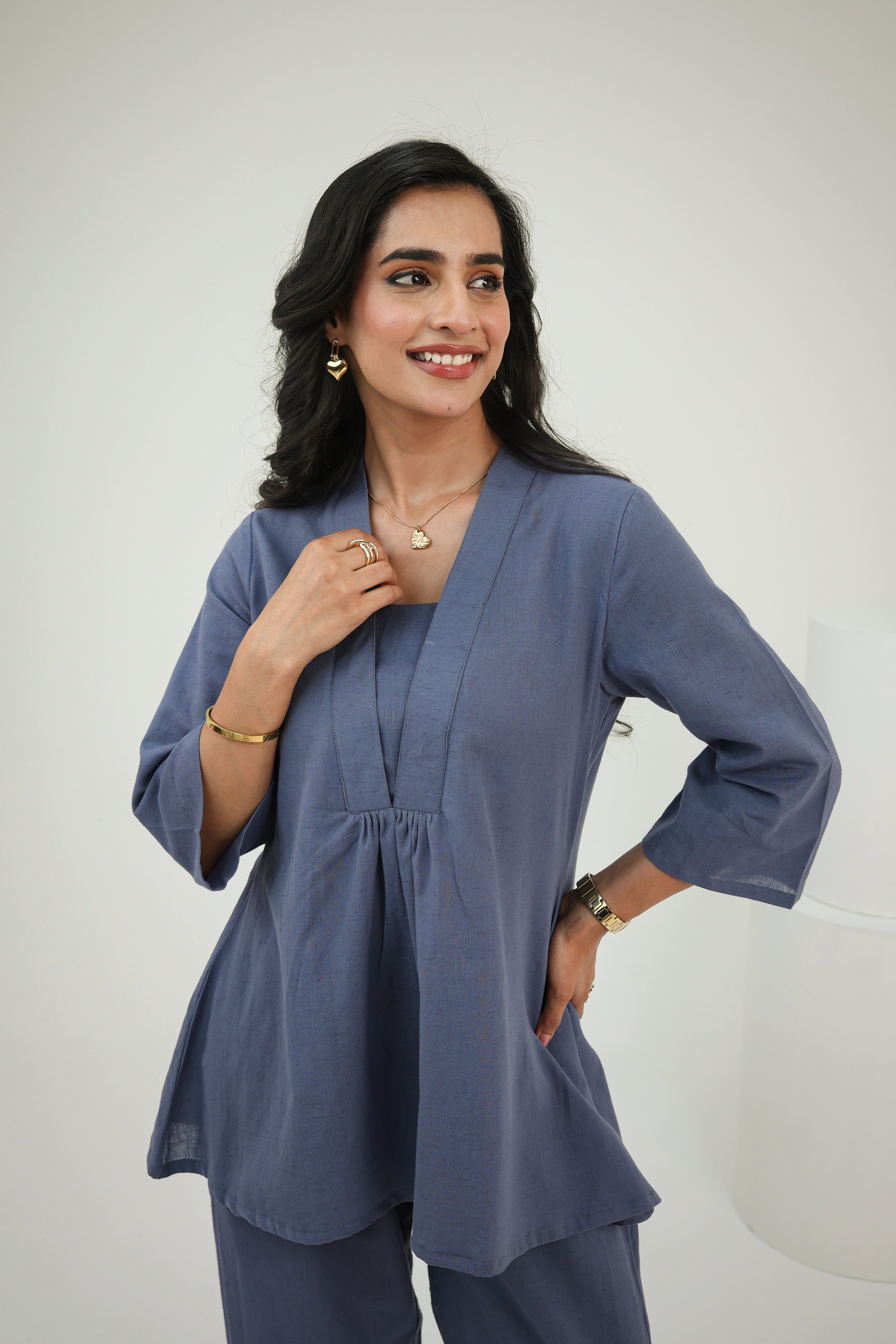 Eira Blue Co-ord Set