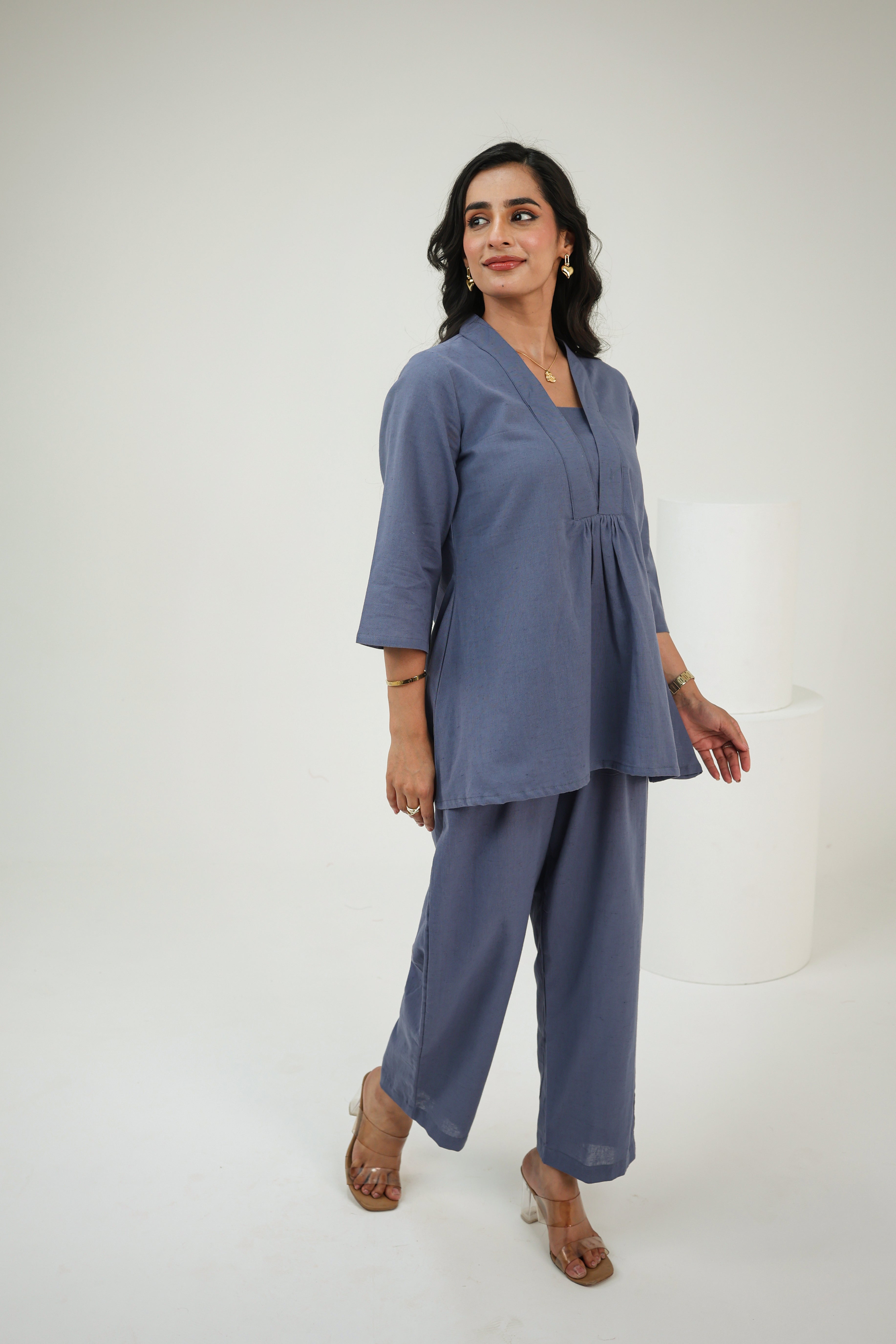 Eira Blue Co-ord Set