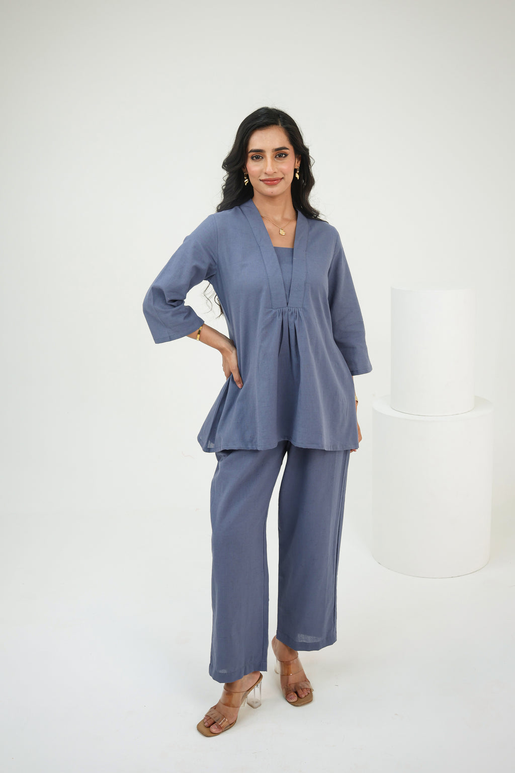 Eira Blue Co-ord Set