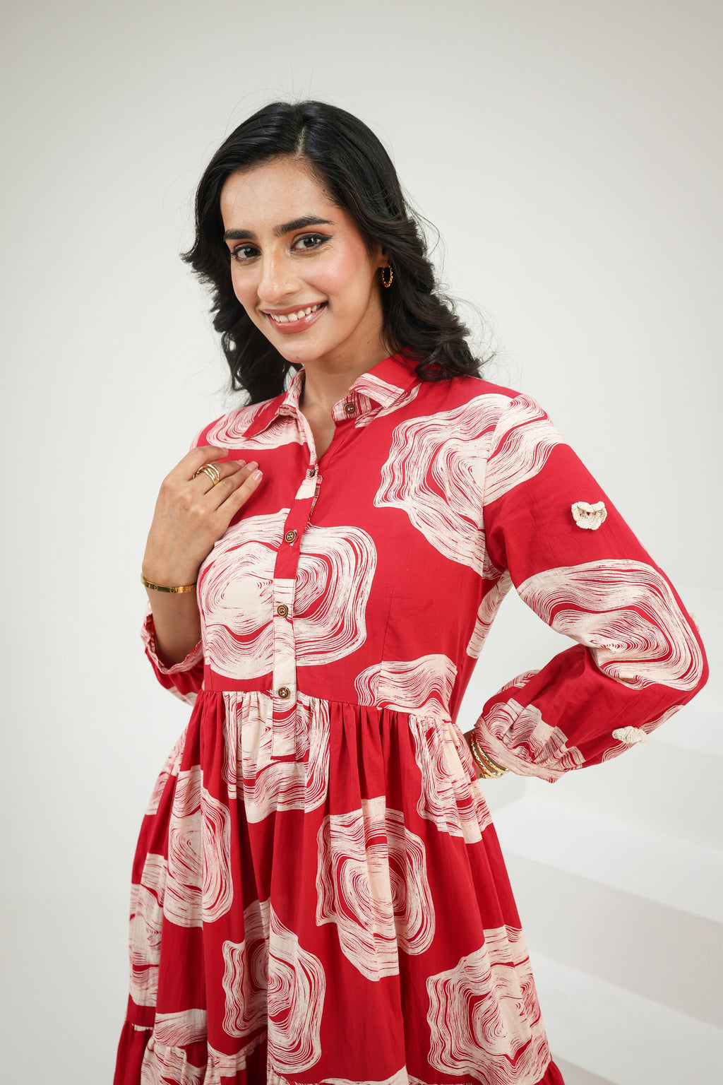 Laal Noor Kurti Set