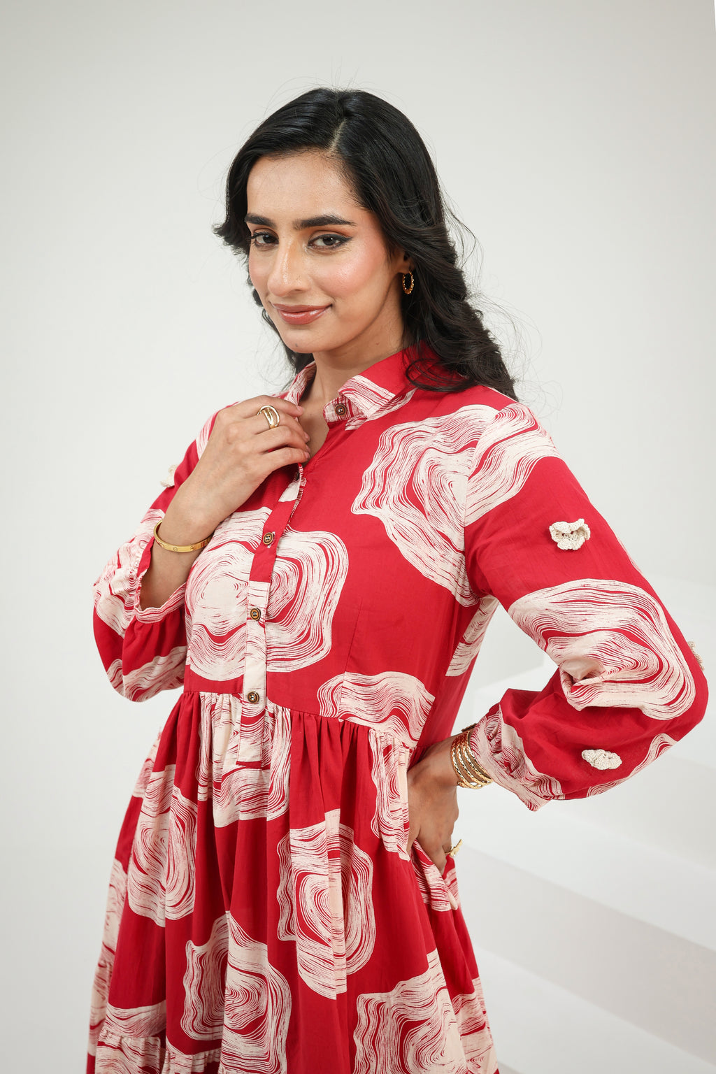 Laal Noor Kurti Set